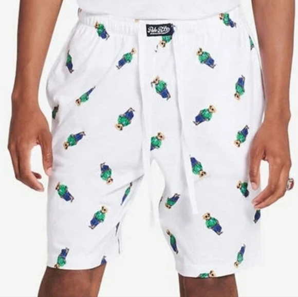 Polo Ralph Lauren All Over Bear Print Shorts - Picture 2 of 8